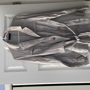 Current Air Los Angeles silver gray shirt/blazer